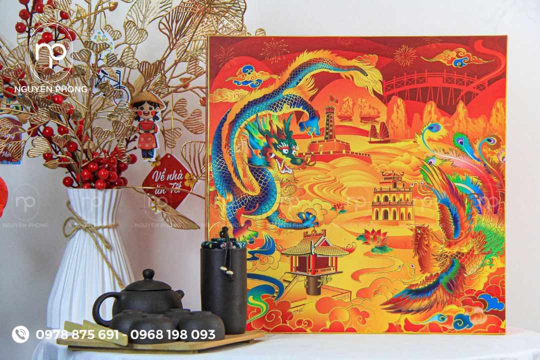 In hộp quà Tết dạng nắp nam châm (magnet)
